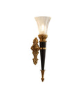 Top Grade Solid Copper Wall Sconce Light Fixture For Bedroom Hallway And Living Room Featuring Classic Antique Styling and Super Chill Ambiance.