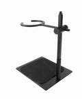 Straight Up Solid Adjustable Pour Over Coffee Stand With Non Slip Base, 7 Piece Aluminum Dripper Kit For Precision Brews in black