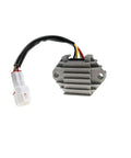 Voltage Rectifier And Regulator For YFZ 450 Special Edition 2005 2008 Motorcycle Electrical System, featuring heat-resistant casing.