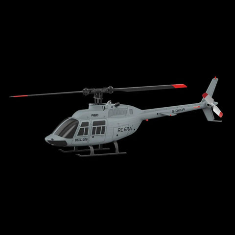 1/42 Scale Bell 206 RC Helicopter With 2.4G 4CH Flybarless Mini 3D Stunt Model Optical Flow Altitude Hold And 6-Axis Gyro Ready to Fly