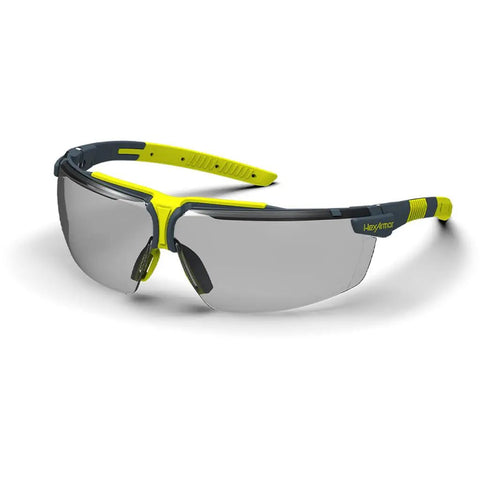 VS300 Grey 23 Percent Tinted Safety Glasses For Men And Women With Anti Fog Coating Scratch Resistant Wrap Around Lenses Adjustable Side Arms ANSI Z87 Certified UV Protected Eyewear