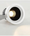 JUDYSSY 4pack Led Downlight 3.5inch Retrofit Can Lights Recessed Lighting for Hallway Cloakroom Lamp, showing interior view of light.