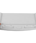 Pull Out Keyboard Tray Under Desk Smooth Glide Setup For Home Office Ergonomic Abs Platform that holds heavy typing loads, shown from above.