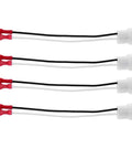 Slick Solid Automotive Sensor Wiring Harness Connector Plug 72 9300 For Ford Aspire Contour Mazda Festiva four connectors with wires
