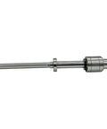 Rock Solid R8 Milling Machine Spindle Shaft With Precision Splines And Heavy Duty Sealed Bearings Complete 545mm Replacement Kit showing smooth surface and bearings.