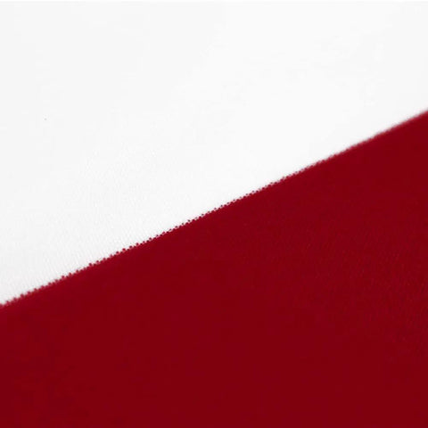 Close-up of fabric from 1.5x3 Ft Memorial Day And 4th Of July Patriotic Bunting Flags Outdoor Half Fan Banner 3-Pack, Pleated USA Flags