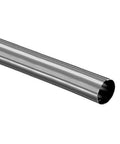 Custom cut stainless steel tubing, side view, 1-1/2 in OD, 316 grade, brushed finish