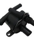 Top Notch Coolant Degas Separator Tank For Land Rover Discovery Evoque Xf And F Type Models, black plastic construction.