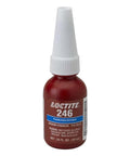 Blue Thread Locker 246 High Temperature Medium Strength For Metal Fasteners 10 Milliliter Bottle Cures In About 24 Hours Prevents Loosening Vibration And Corrosion On Automotive And Machinery Fasteners
