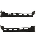 GMC Terrain Front Bumper Retainer Brackets Mounting Kit Heavy Duty Pro Grade Easy Install Stamped Steel Front Bumper Retainer Set Of 2 For 2018 2019 2020 2021 2022 2023 Built For Collision Repair Sensor Install Grille And Fog Light Alignment, showing two black zinc-plated retainers