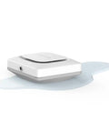 Smart WiFi Water Leak Detector With Real Time Text And Email Alerts, Audible Alarm, Geofencing, No Hub Needed, flat on wet surface