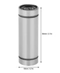 Premium Hardened Steel Linear Bearing For Industrial Automation Featuring Zero Play Nylon Carriers, 19mm x 54mm.