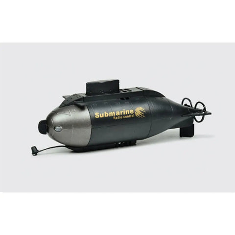 Black and silver Six Channel Waterproof RC Submarine For Pools And Lakes With Surface Dive Modes Realistic Underwater Action For Adults