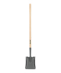 Square Point Shovel With 45 Inch Wood Handle And 9 Inch Cushion Grip Rolled Steel Blade For Easy Scooping And Transfer Of Soil Mulch Gravel And More Heavy Duty Yard Work Tool That Feels Like A Workhorse shown against white background
