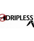 Dripless 10oz Industrial Ergonomic Composite Caulk Gun logo featuring no-drip symbol and cutter icon.