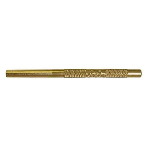 Brass Drift Punch 1/4 Inch To 6 mm 4 Inch Length Knurled Non Marring And Non Sparking Tool For Steel Alignment Car Repairs And Industrial Use Built Tough 3/8 Inch Body Smooth Polished Finish Made In USA