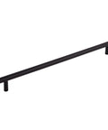 Hopewell Steel Bar Pull M993 15 Inch Center-To-Center Flat Black Cabinet Pull for Modern Kitchen and Bath, solid steel construction.