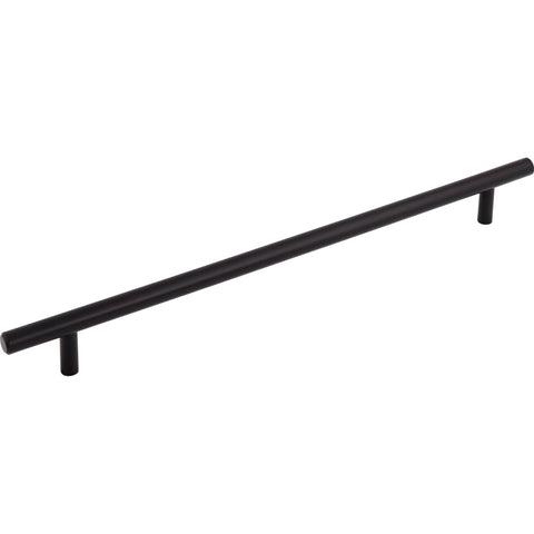 Hopewell Steel Bar Pull M993 15 Inch Center-To-Center Flat Black Cabinet Pull for Modern Kitchen and Bath, solid steel construction.