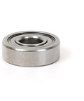 Top Shelf Replacement Router Bit Shank Bearing With One Quarter Inch Inner Diameter And Five Eighths Outer Diameter Polished Stainless Steel Build, showing bearing side view.
