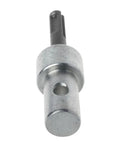 Beefy Steel Round Shank Adapter With Two Slots For Easy Swap Between Electric Drills And Earth Augers Durable Drill Accessory