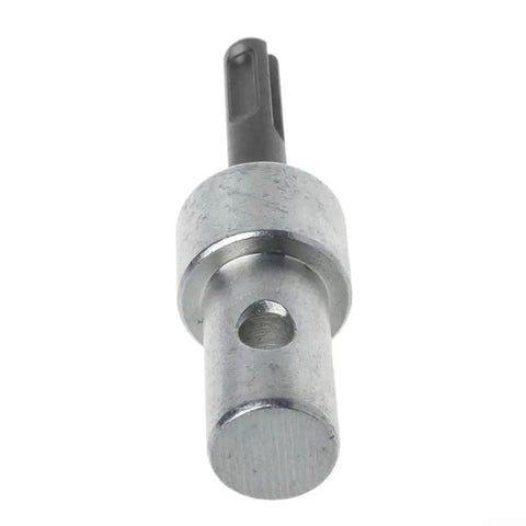 Beefy Steel Round Shank Adapter With Two Slots For Easy Swap Between Electric Drills And Earth Augers Durable Drill Accessory