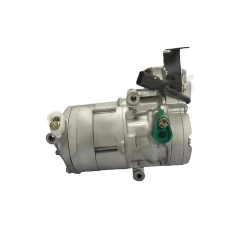 Plug And Play Electric Ac Compressor For Hyundai Kona Kia Niro Ev Straight Up Oem Replacement 97701K4000, silver, compact design.