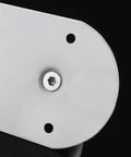 Close-up of 8 Inch Gate Handle Door Pull And Push Plate For Outdoor Gate Fence Garage Doors Plastic Aluminum Fire Doors French Doors Stainless Steel Brushed Nickel With Built To Last Stainless Construction And A Smooth Hand Brushed Finish For Easy Pull And Push
