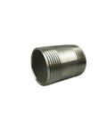 Stainless Steel Male Round Nipple Connector, Heavy Duty BSPT to NPT, 1/8 to 2 Inch Pipe Fitting for Water and Gas, Works With 201 304 316