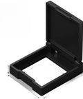 Black cover from Three Pack Appliance Button Covers With Safe Flip Lid, Safety Switch Protectors For Washing Machines, Computers, Elevators And More