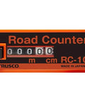 Heavy Duty Single Wheel Measuring Device With Slick Cruising Wheels And Adjustable Handle For Road Walking Track Pacing And Contractor Hustle Delivers Smooth Tracking Precision Dial Display Tight Accuracy showing the counter display in meters and centimeters.