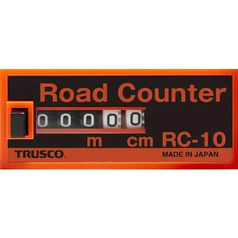 Heavy Duty Single Wheel Measuring Device With Slick Cruising Wheels And Adjustable Handle For Road Walking Track Pacing And Contractor Hustle Delivers Smooth Tracking Precision Dial Display Tight Accuracy showing the counter display in meters and centimeters.