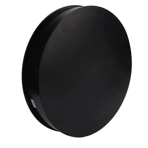 Premium 360 Degree Rotating Turntable Display Stand For Jewelry, Watches, And Digital Products featuring a sleek black design and smooth finish.