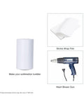 4 Pack 12 Oz Sublimation Can Insulators White Stainless Steel Beer Can Coolers for Tumbler Press with shrink wrap and blower gun