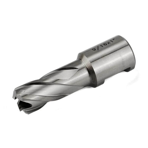 Oscarbide annular cutter, 9/16 in diameter, 1 in depth of cut, 3/4 in Weldon shank