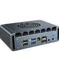 Intel Core i7-1195G7 Mini PC With Blazing DDR4 RAM, M.2 Storage Flex, Dual LAN Connect, compact design with multiple ports.