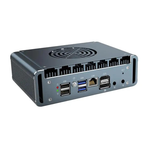 Intel Core i7-1195G7 Mini PC With Blazing DDR4 RAM, M.2 Storage Flex, Dual LAN Connect, compact design with multiple ports.
