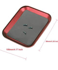All In One RC Car Tool Kit With Ball Bearing Remover Reamer Body Hole Puncher Screw Tray with screws and dimensions shown