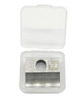Replacement Knife Cutting Blade For ORT250 And ORT120 Battery Powered Plastic Strapping Tool, Part 1821.209.019, steel blade in plastic case