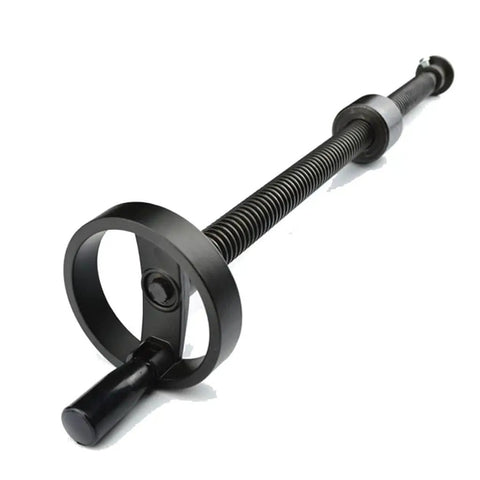 Hand Crank T16 Lead Screw Kit With Kickass Grip And Smooth Manual Rotation Featuring Heavy Duty Steel Build Plus Foldable Aluminum Wheel For Straight Shooting Precision On Any Project