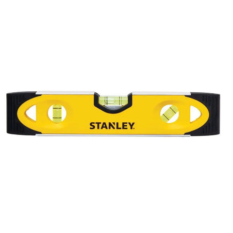 Magnetic Torpedo Level With Shock Resistant Build Durable Bi Material Body Integrated Pipe Groove For Curved Surfaces Non Marring Rubber End Caps