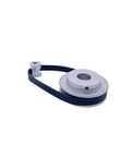 12 Tooth And 48 Tooth HTD 5M Timing Pulley Set With 1 To 4 Reduction Ratio For Engine Crankshaft Oil Sealing And Torque Transmission In 10mm Or 15mm Belt Width Kits, silver pulleys