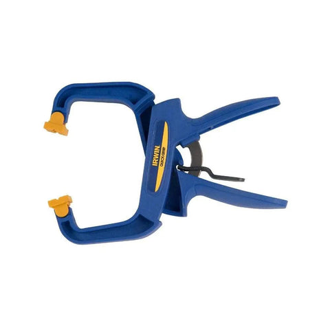 Professional Heavy Duty Quick Grip Handi Clamp Featuring A Wide Three Inch Throat And Snappy One Handed Trigger For Demanding Woodworking Shop Projects That Delivers Rock Solid Clamping Power Every Single Time