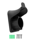 EV Charger Holder Wall Mount For SAE J1772 Cables with screws, black PA6 organizer