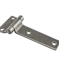 Solid Forged Stainless Steel T Shaped Container Hinges, Highly Polished Marine Grade 304 Stainless, Heavy Duty, Single Hinge View