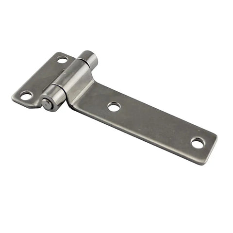 Solid Forged Stainless Steel T Shaped Container Hinges, Highly Polished Marine Grade 304 Stainless, Heavy Duty, Single Hinge View