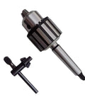 Beefy One Half Inch Drill Chuck With Arbor And Key Designed For Grizzly G0768 Lathe Upgrades heavy duty drill chuck with wrench