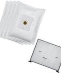 Replacement Vacuum Bags And Filter Set For SB 7219 Vacuum Cleaners with microfleece bags and motor protection filter shown.