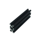 Grab This Hella Durable Set Of Four 2040 V Slot Aluminum Extrusion Bars To Build A Badass Maker Rig Or Sweet Custom 3D Printer Frame With Smooth Gliding Motion, showing a black anodized 2040 extrusion bar.