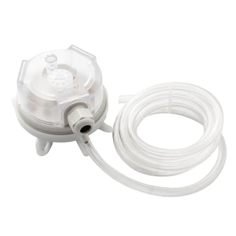 LF32 Differential Pressure Switch For HVAC Systems With Adjustable Set Point 30 To 300 Pa Air Differential Gauge 6 mm Hose Connection