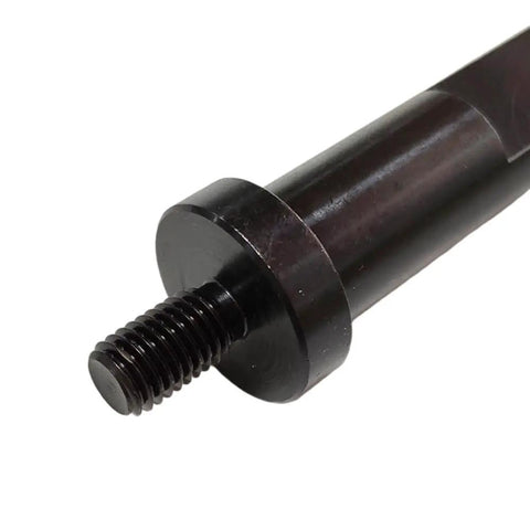Impression Cylinder Rod Replacement For XL105 Offset Printing Press, Beefed Up Heavy Duty Black Spare Part For Precision Printing, Easy Install, Durable Construction, Ideal For Routine Maintenance And Repairs close-up threaded end